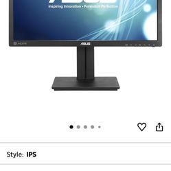 LIKE NEW ASUS 27” GAMING MONITOR 