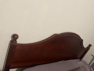 Headboard Size Queen Solid Wood Color walnut