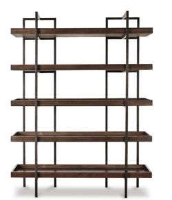 Starmore 76" Bookcase with 5 Shelves