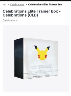 Pokemon Celebrations ETB