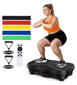 NEW Vibration Plate Exercise Machine with 130 Levels 450 Pound Capacity with Remote New, Open Box