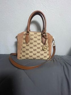 Michael Kors MK Monogram Satchel Crossbody Bag