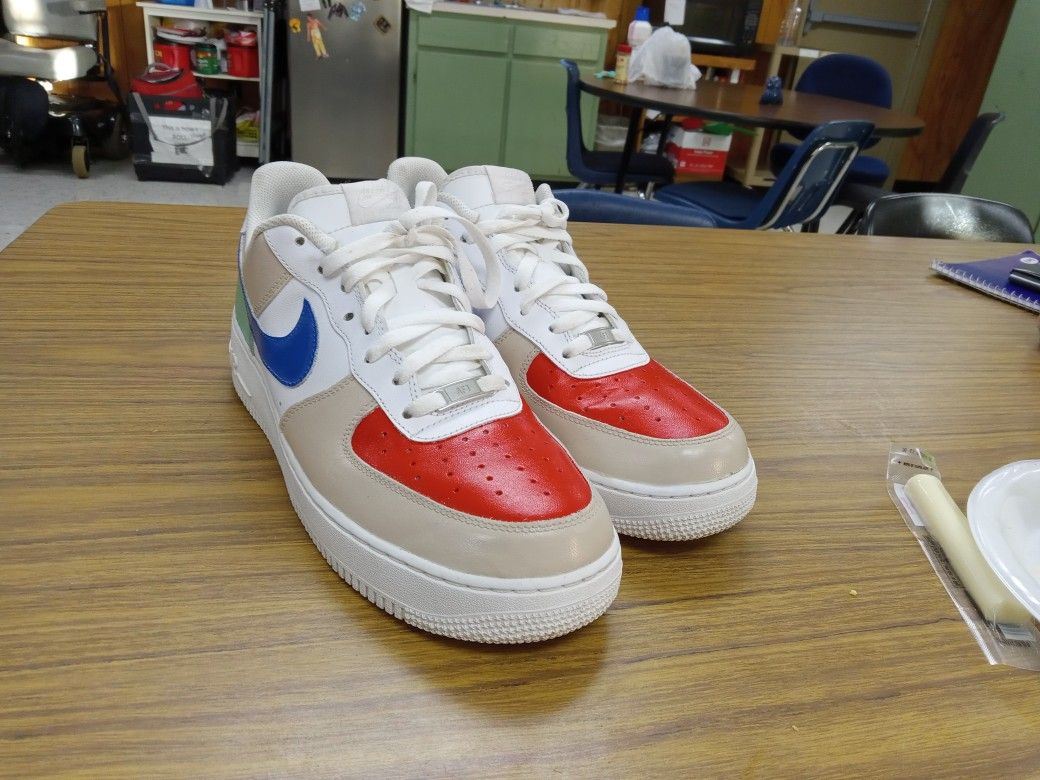 Nike Red Blue Grayish White 