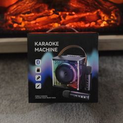 Karaoke Machine with 2 Wireless Microphones