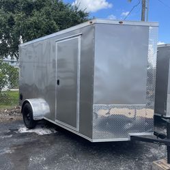 6x12’ Enclosed Trailer Rent To Own Or Cash
