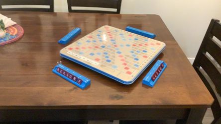Swivel Scrabble board with box