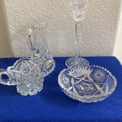 Vintage American Cut Glass - See Individual Prices Below