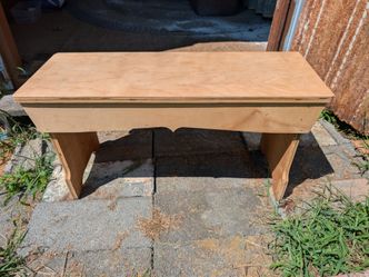 Handmade Wooden Bench / Utility Step Stool