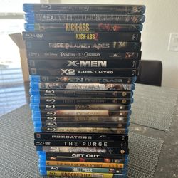 Blu Ray Movie Lot (25 Movies) Some Sealed