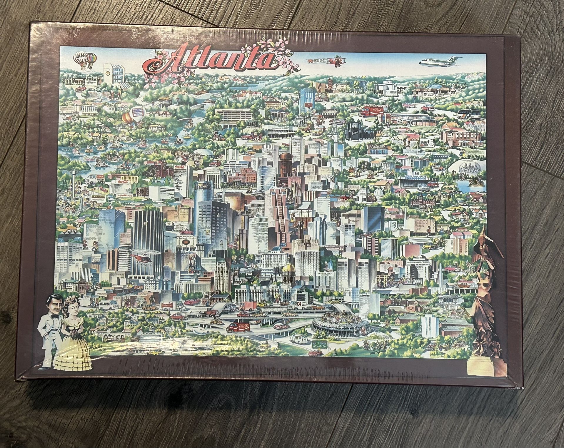 City Of Atlanta Jigsaw Puzzle New