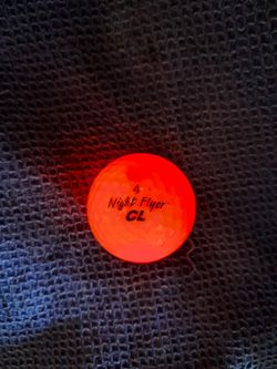 12 Bright GLOW IN THE DARK Golf Balls 2 Colors