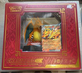 Charizard EX Super Premium Collection Box Sealed With Figure And Packs