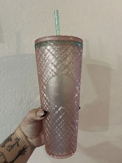 Peach Starbucks Cup