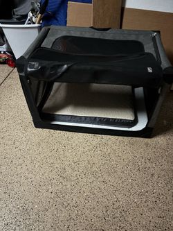 $25 Doggie crate with cushions
