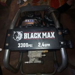 Black max 3300 psi Pressure Washer 