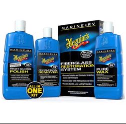 Meguiars fiberglass restoration system