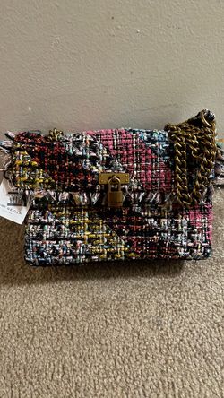 Kurt Geiger Tweed Brixton Lock Bag