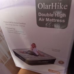 OlarHike Double High Queen Size Air Mattress With Built In Pump