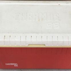 Thermos 55-55 Quarts Red Thermos Cooler Chest 