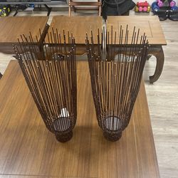 Two Candlestick Holders 