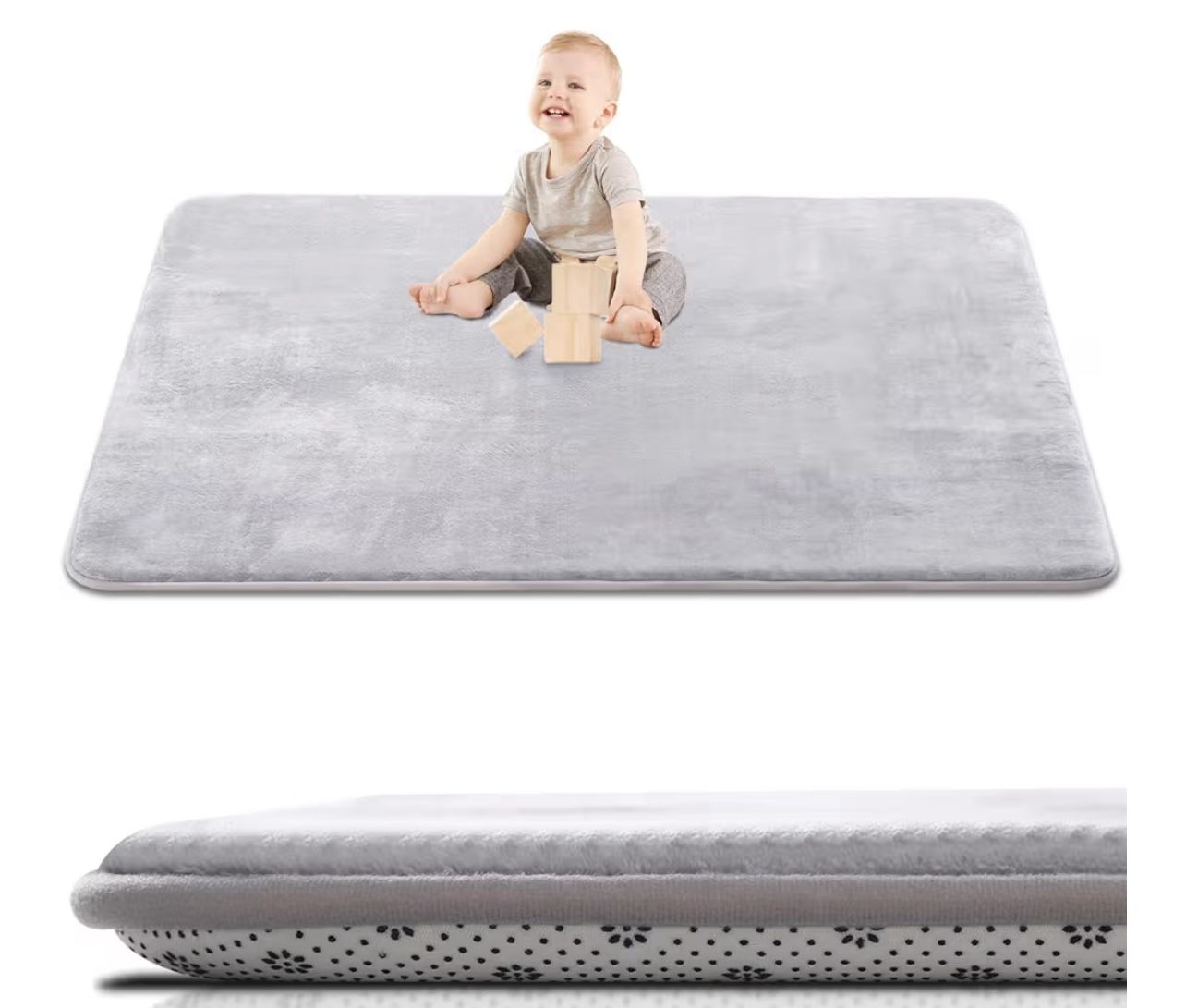 Thick Baby Play Mat for Floor,59 x 71 Playpen Mat