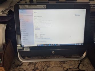 HP all-in-one Desktop PC 20inch