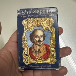 Shakespeare Playing Cards 