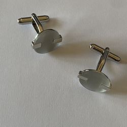Jos. A. Bank Silver Circle Cufflinks
