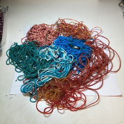 Lot Of Broken Seed Bead Necklaces For Crafting/DIY