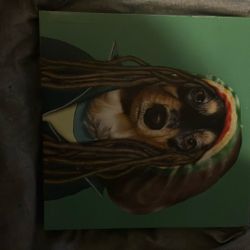 Graphic Art on Wrapped Canvas Dog Wall Art