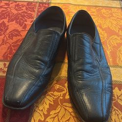 Men’s Leather Dress Shoes Size 10 – Arturo Calle Black