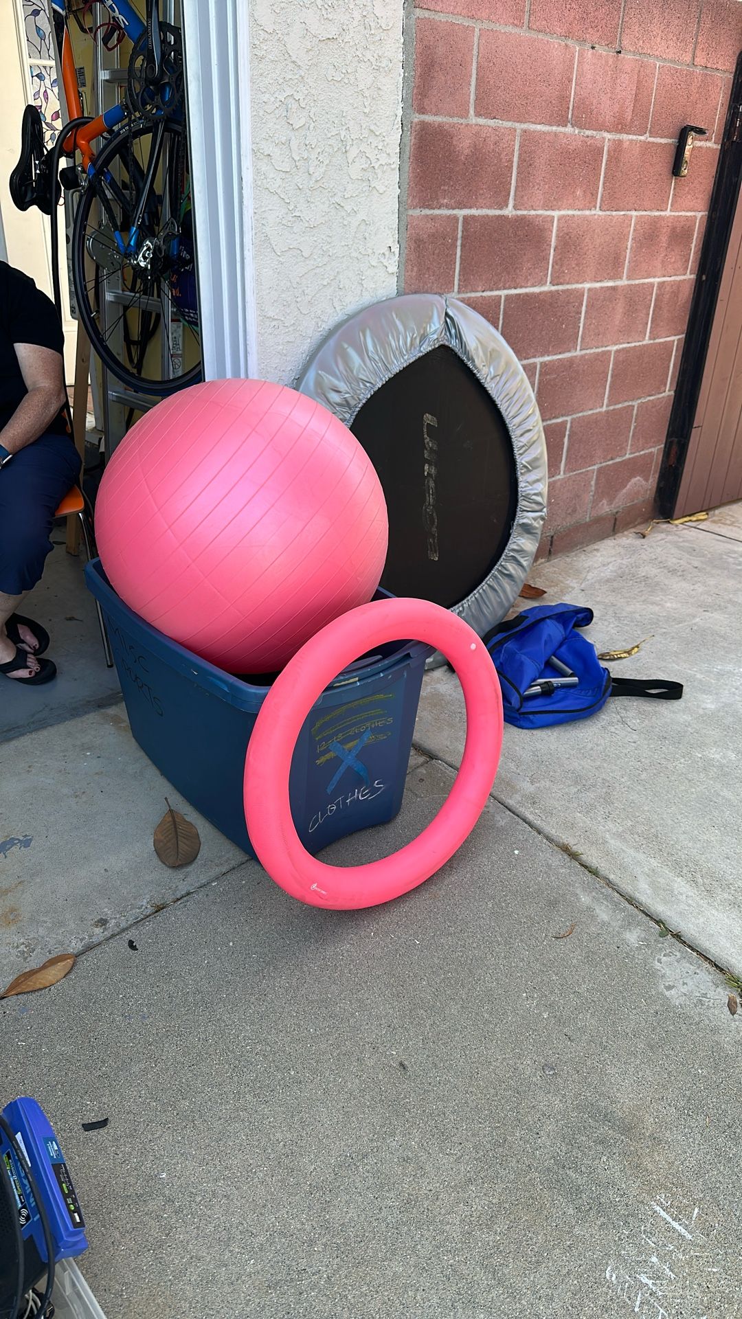 Exercise Ball, Mini Trampoline
