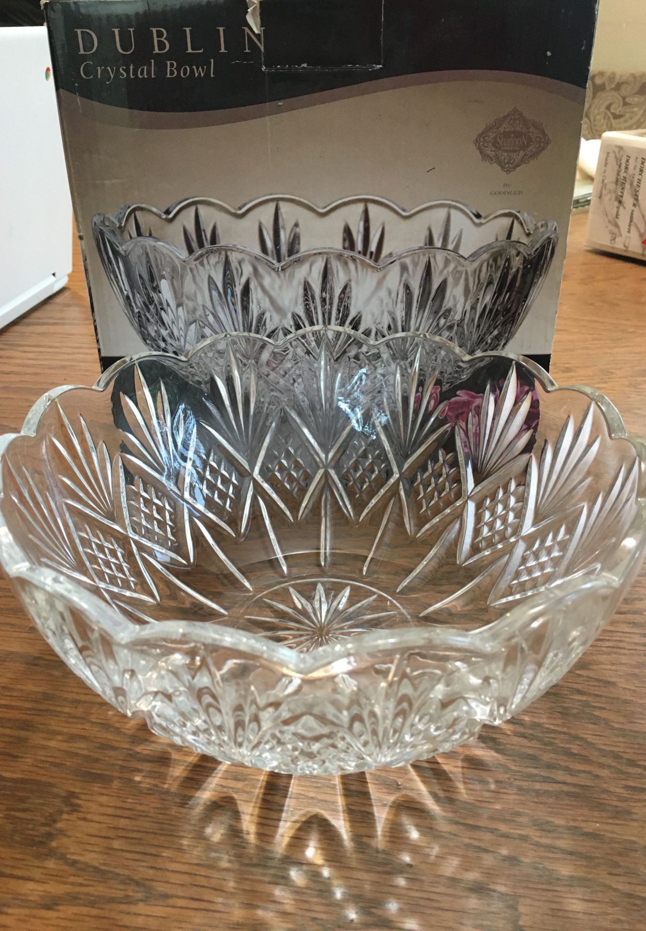 Dublin Crystal Bowl 8 1/2 inch