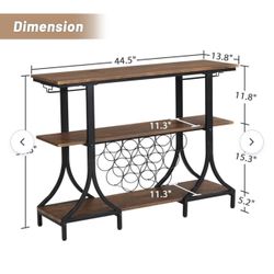 Wine Rack Table 