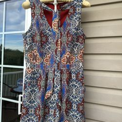 Cute!  Love Reign Junior Small Multi-color, Blue, Red Romper, Jumpsuit, Dress.