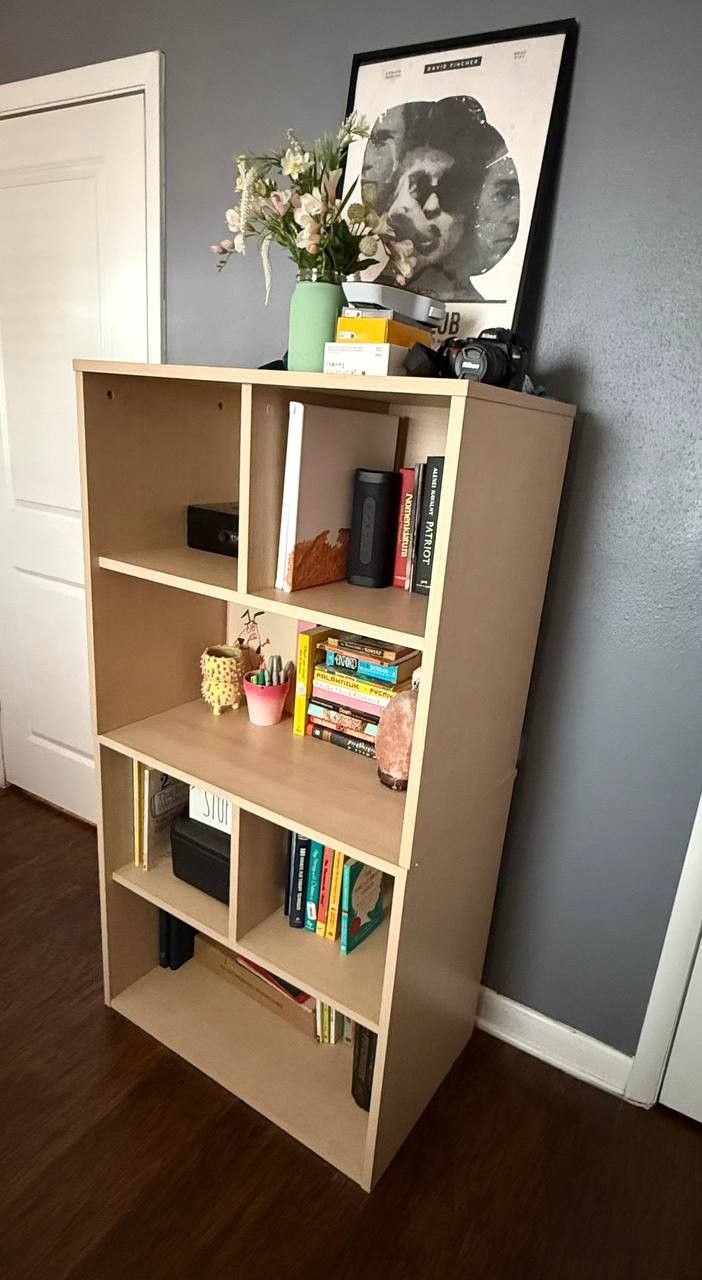 Set Of 3 Stackable Wooden Shelves - Bookshelf, Book Office Shelving