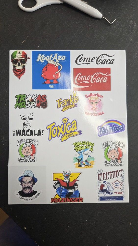 Stikers . Calcomanias