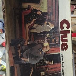 1972 Clue Board Game