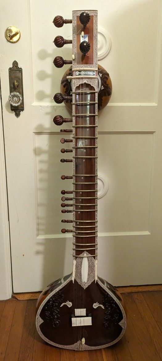 Radha Krishna Sharma Half Decoration Sitar #167