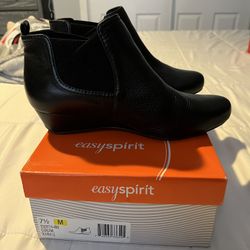 Easy Spirit Black Leather Boots