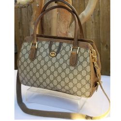 Vintage Gucci GG 3 way medium satchel