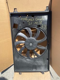 2023 Toyota Corolla Radiator Fan Assembly