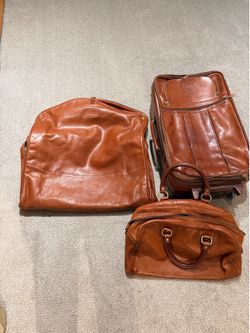 Leather Travel Set
