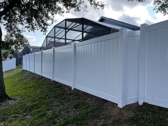 Vinyl Fence