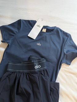 Alo Yoga Two-Piece Set Top and Pant