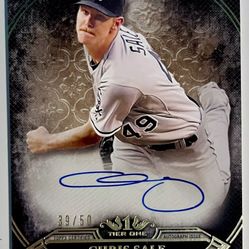 Chris Sale 2015 /50 Autographed Card