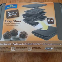 Baker's Secret 5- piece bakeware Set- Brand New