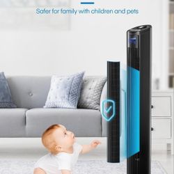 FOHERE Tower Fan for Bedroom,36" Oscillating Tower Cooling Fan