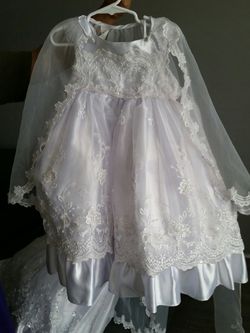 Beautiful white Baptism dresses