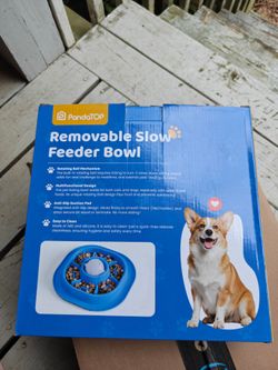 PandaTop ZC-121 Removable Slow Feeder Bowl for Dogs & Cats